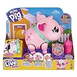 Little Live Pets- My Little Pig Pet, cerdito interactivo, mascota de juguete para cuidar,con sonidos y movimientos: camina,baila y come. Niños +4 años, Famosa (LPW00000)
