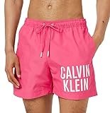 Calvin Klein Medium Drawstring, Bañador, Hombre, Pink Flash, S