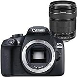 Canon EOS 1300D - Cámara Reflex de 18 MP (Pantalla de 3'', Full HD, 18-135 mm IS, NFC, WiFi), Color Negro - Kit con Objetivo EF-S 18-135 mm IS