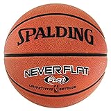 Spalding NBA Neverflat Outdoor Sz.7 (63-803Z) Balón de Baloncesto, Hombre, Naranja, 7