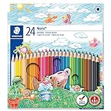 Staedtler Noris Club - Pack de 24 lápices de colores, Multicolor