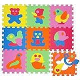 LittleTom Alfombras Puzzle para Bebé Alfombrilla Niños Suelo Goma EVA Animales