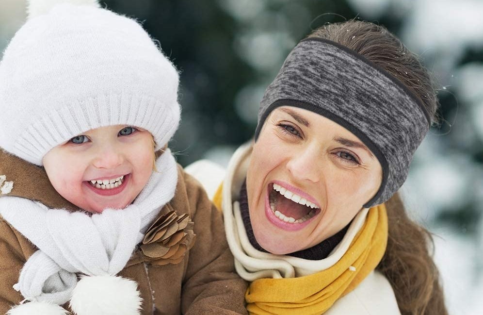 Soapow Orejeras de invierno para mujeres y niñas cálido y peludo orejeras para invierno frío 