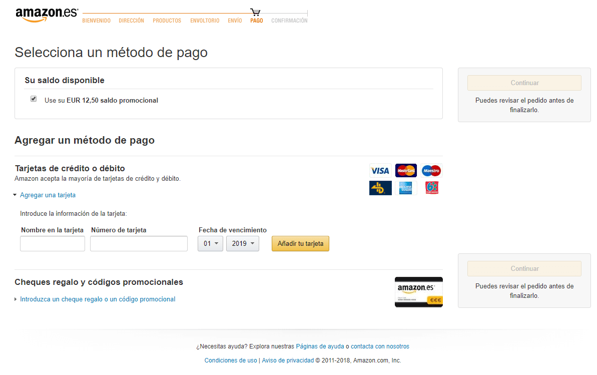 móvil Ru Turbulencia Cómo utilizar un código promocional de Amazon? · CompraMejor.es