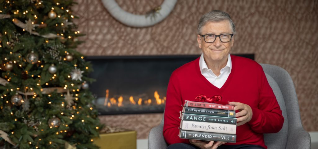Los libros que recomienda Bill Gates para estas Navidades