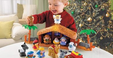 Belenes para niños que además de vestir la casa de Navidad, se convierten en juguete