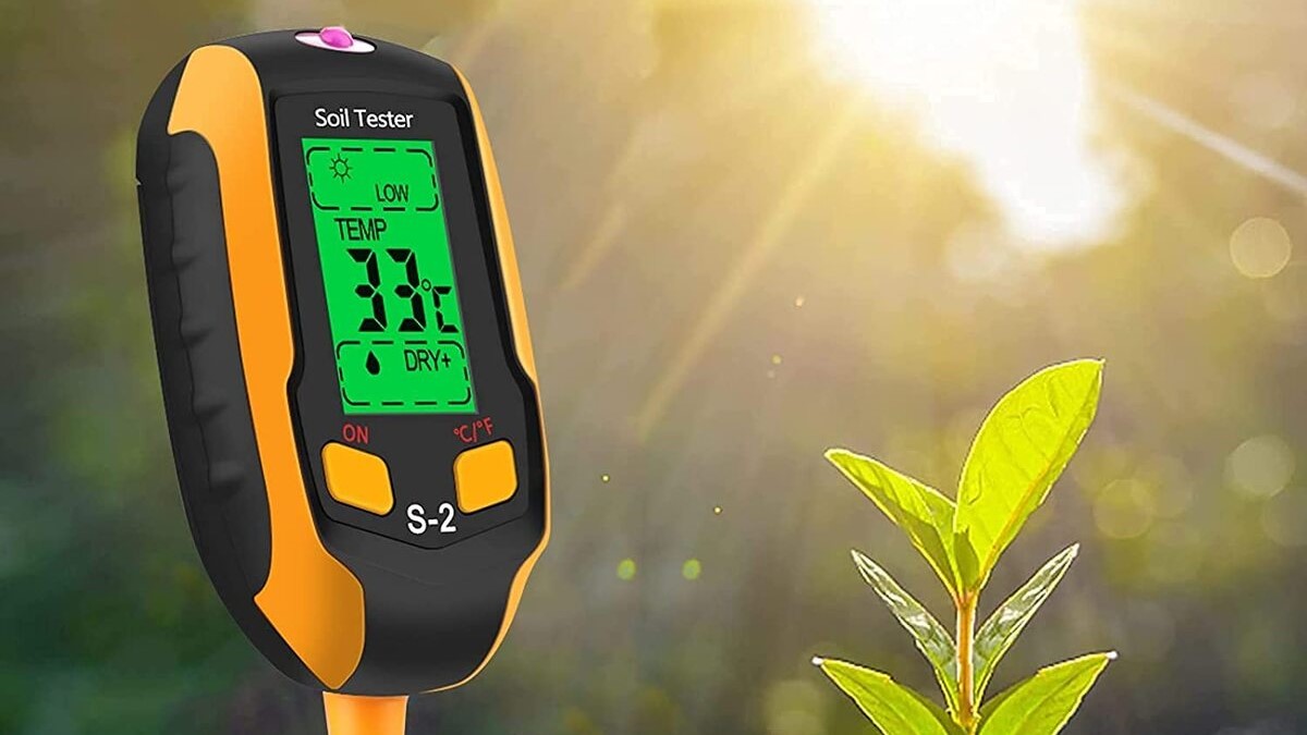 Con los medidores de suelo puedes conocer la humedad, el pH o la temperatura.