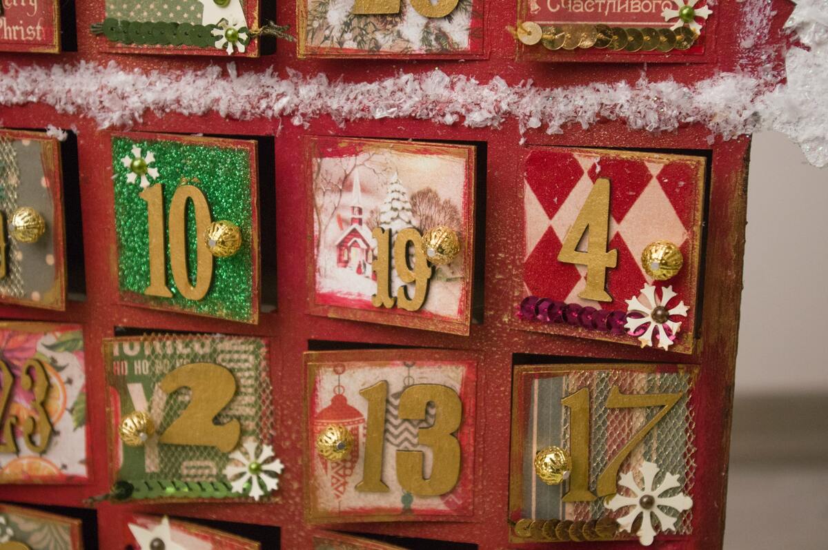 Calendario de Navidad con 24 sorpresas MeaVita Calendario de Adviento Superfoods 