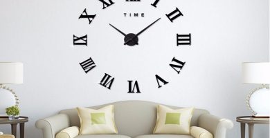 Los mejores relojes adhesivos para decorar la pared y ver la hora al instante