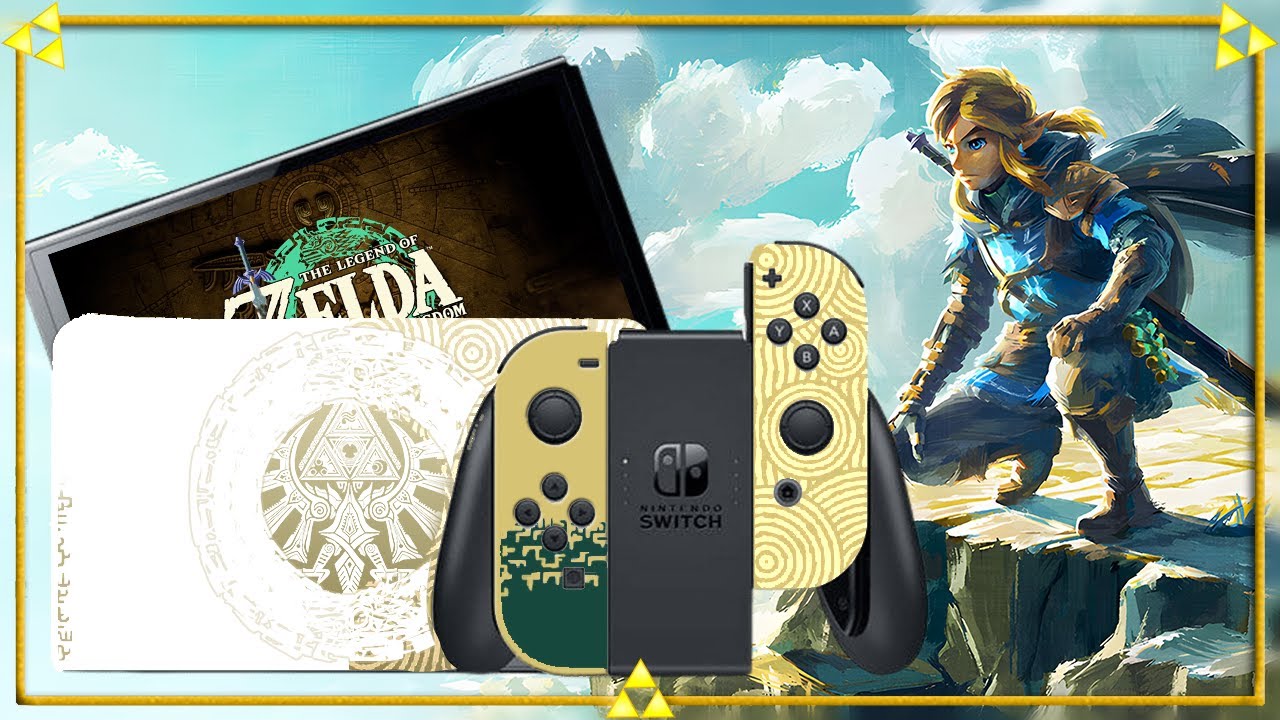 Nintendo Switch OLED Ed. Especial Zelda Tears Of Kingdom
