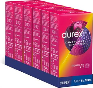 Durex, Preservativos Dame Placer Con Puntos Y Estrías