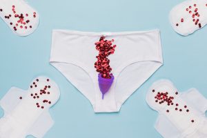 Compresas, copas y bragas menstruales
