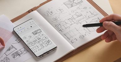 Así es el cuaderno inteligente que dibuja al mismo tiempo en tu móvil lo que hagas en el papel